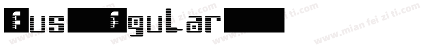 AvusW00 Regular字体转换